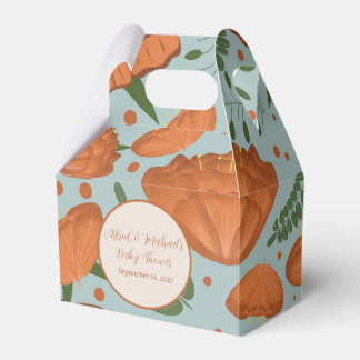 Ballotins Baby shower fleur sauvage Orange Poppy