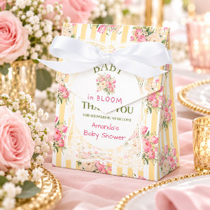 Ballotins Baby Shower Fleurs Grandmillennial Rose Lace