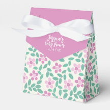 Baby Shower Fleurs Roses Clair