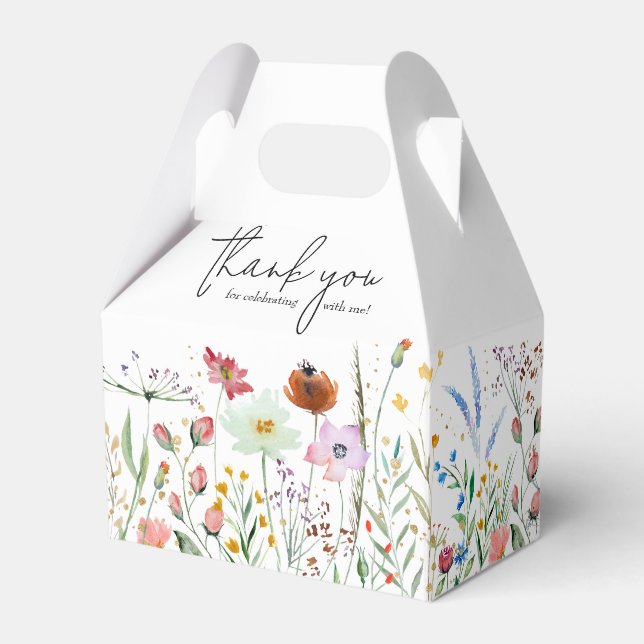 Ballotins Baby Shower Fleurs Sauvages (Verso)