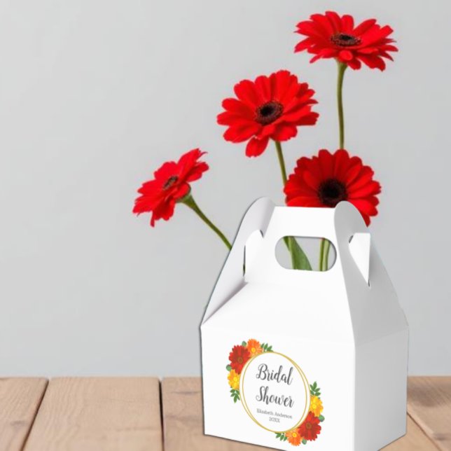 Ballotins Baby Shower Floral Automnal (Créateur téléchargé)