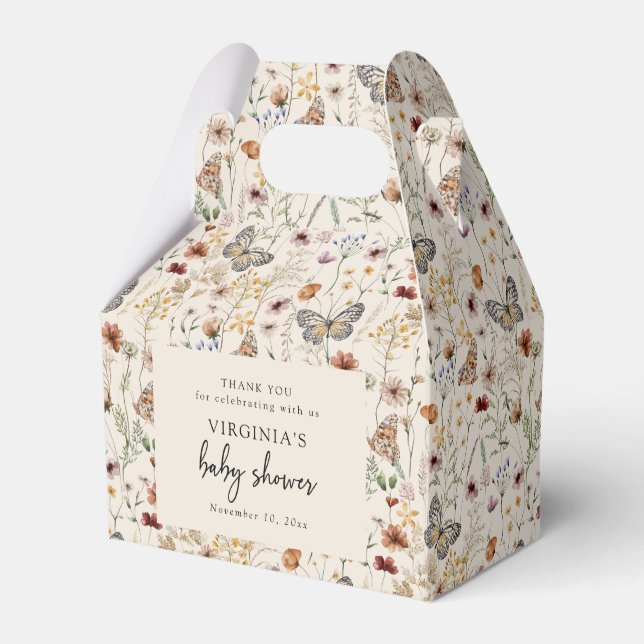 Ballotins Baby shower Floral Boho (Verso)