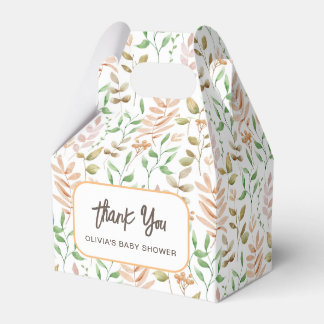 Ballotins Baby Shower Floral d'Automne