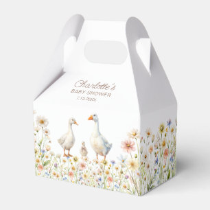 Ballotins Baby shower floral d'oie