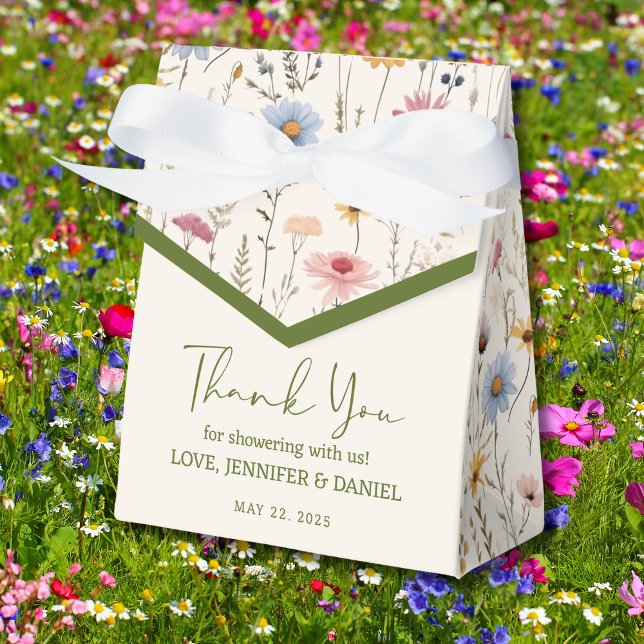 Ballotins Baby shower floral Pastel Boho délicat (Créateur téléchargé)