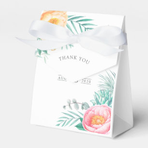 Ballotins Baby Shower Floral Tropical Mint