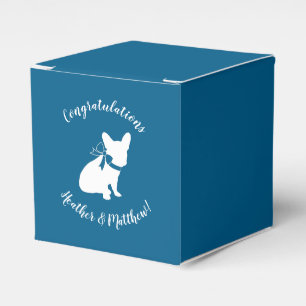 Ballotins Baby shower français de Bulldog Frenchie Blue