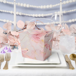 Ballotins Baby shower Gold Blush Pink Birds