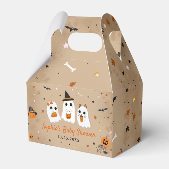 Ballotins Baby shower Halloween Cute Ghost (Verso)