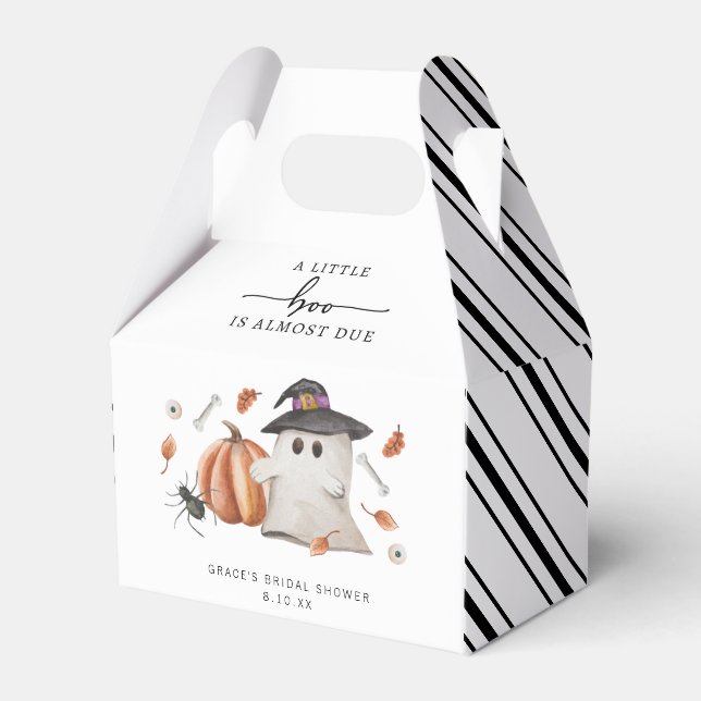 Ballotins Baby Shower Halloween Noir et Blanc (Verso)