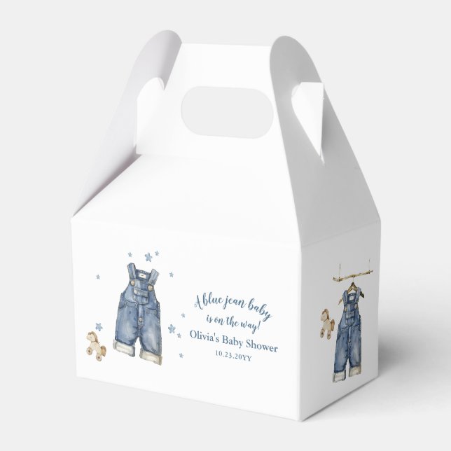 Ballotins Baby Shower Jean Bleu Clair (Verso)