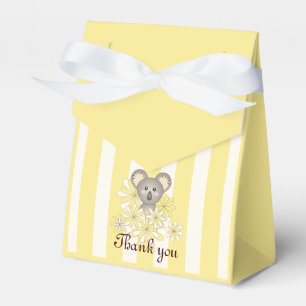 Ballotins Baby shower Koala Merci jaune ANNIVERSAIRE DE EN