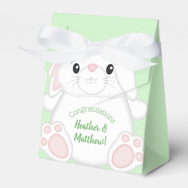 Ballotins Baby shower lapin lapin (Verso)