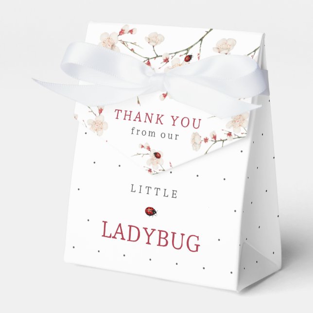 Ballotins Baby shower Little Ladybug (Verso)