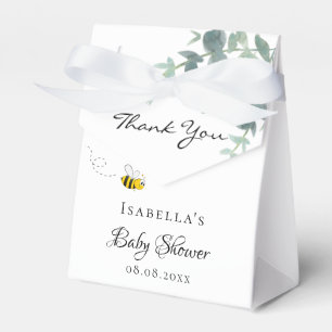 Ballotins Baby shower maman d'être mignonne eucalyptus merci