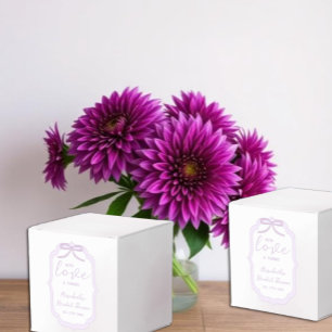 Ballotins Baby Shower Mariage à l'aquarelle Ruban Violet