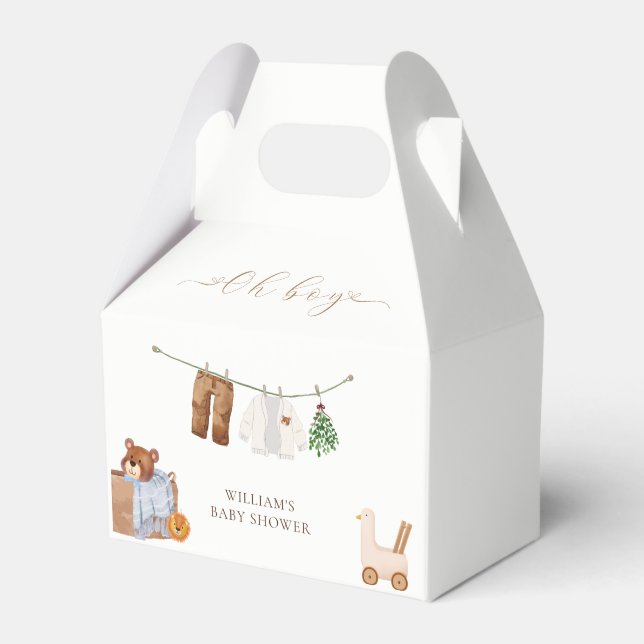 Ballotins Baby shower minimal Boho Boy (Verso)