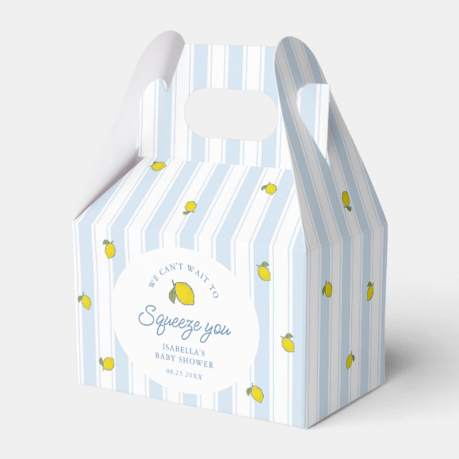 Ballotins Baby Shower Mixte Thème Citron (Verso)