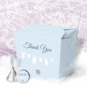 Ballotins Baby-shower Moderne Bleu Clair pour Garçon