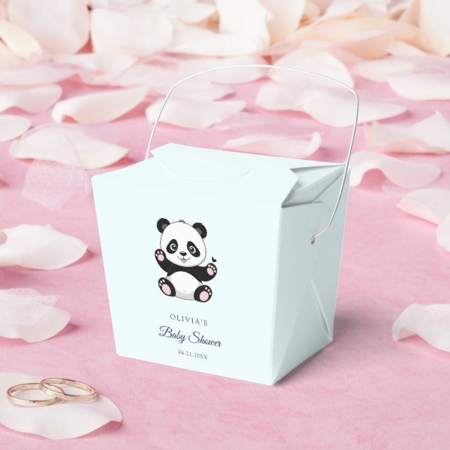 Ballotins Baby shower moderne de Cute Little Panda (Mariage)