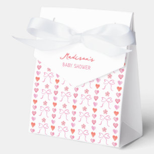 Ballotins Baby shower Motif des vaches et des coeurs