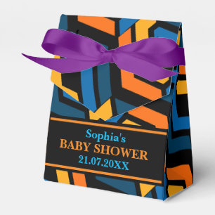 Ballotins Baby shower Motif géométrique Monogramme