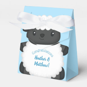 Ballotins Baby shower mouton bleu