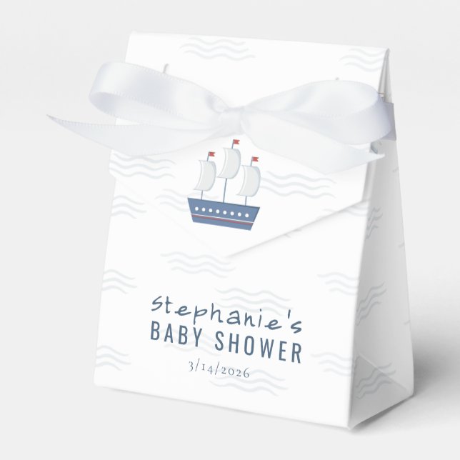 Ballotins Baby shower Nautical Baby Boy (Verso)