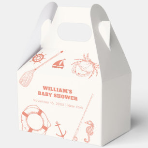 Ballotins Baby shower Neutral moderne nautique de pêche garç