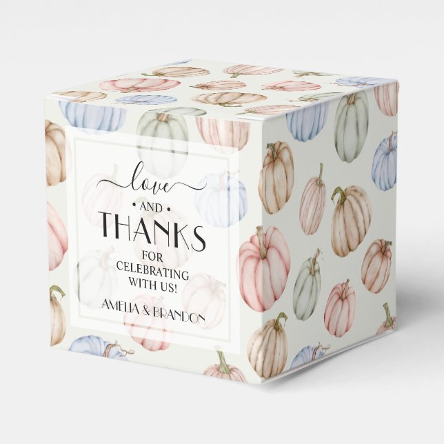 Ballotins Baby shower neutre Citrouille (Verso)