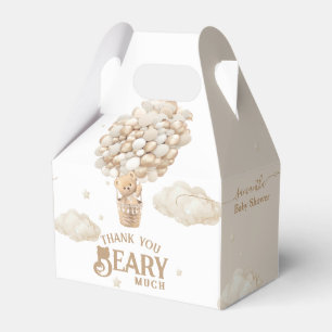 Ballotins Baby shower neutre d'attente de l'ours en peluche