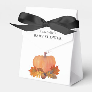 Ballotins Baby shower Orange Citrouille Fall Leaves