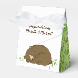 Ballotins Baby shower Ours Brown Animaux de forêt