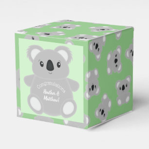 Ballotins Baby shower Ours Koala Vert