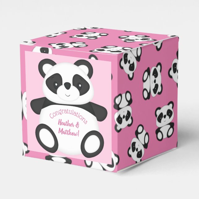 Ballotins Baby shower Panda Bear (Verso)