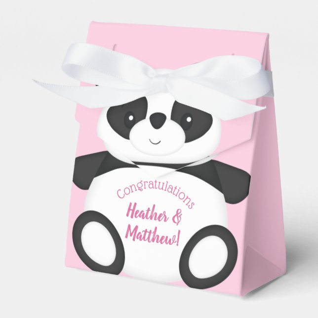 Ballotins Baby shower Panda Bear (Verso)