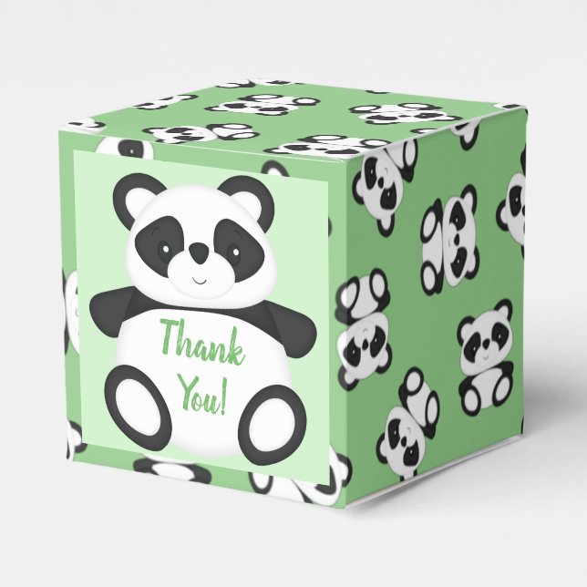 Ballotins Baby shower Panda Bear (Verso)