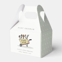 Baby shower Panier Floral Jaune Cute fraîchement c