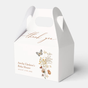 Ballotins Baby Shower Papillon Fleur Sauvage Élégant