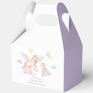 Ballotins Baby shower Pastel Princess Unicorn