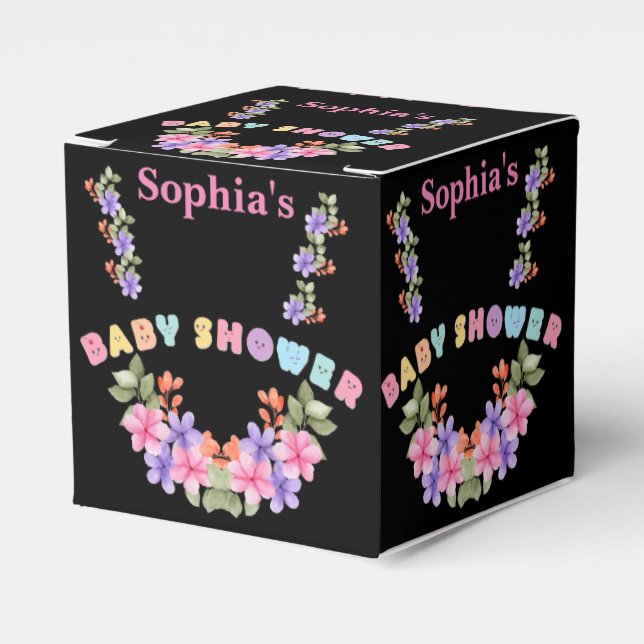 Ballotins Baby shower personnalisé mignon (Verso)