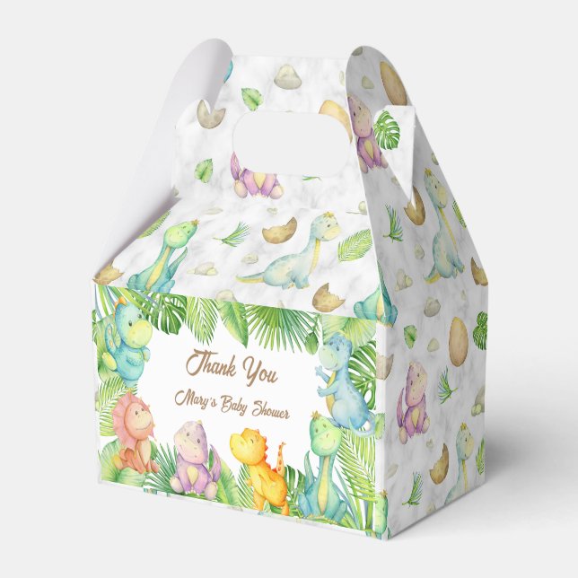 Ballotins Baby Shower Petit Dinosaure (Verso)