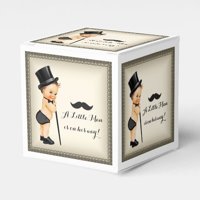 Ballotins Baby-Shower Petit Garçon Moustache (Verso)