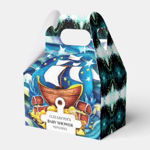 Ballotins Baby shower pirate personnalisé simple