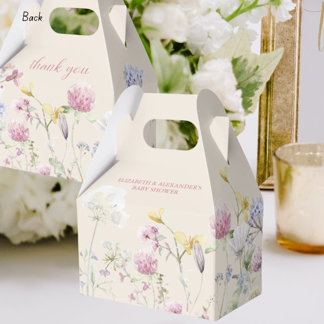 Ballotins Baby-Shower pour couples Wildflower (Créateur téléchargé)