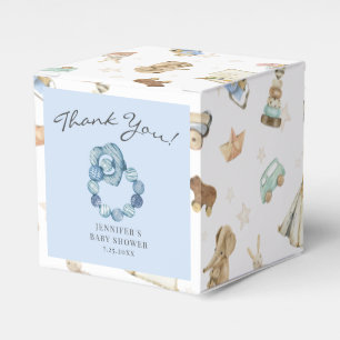 Ballotins Baby shower pour garçon de ceinture à aquarelle vi