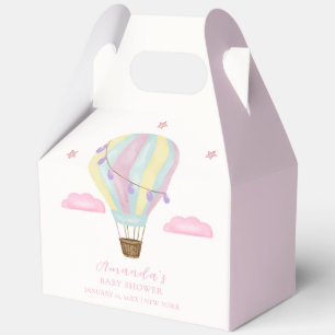 Ballotins Baby shower Rainbow Hot Air Balloon Cloud Star