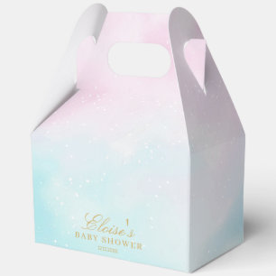 Ballotins Baby Shower Révélation Sexe Neutre Dégradé Rose Bl