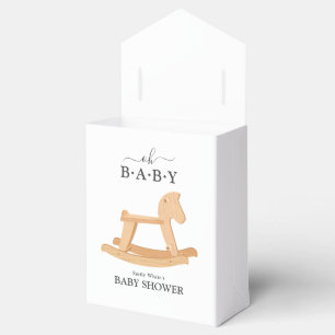 Ballotins Baby shower Rocking Horse Baby shower minimaliste
