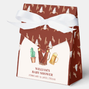 Ballotins Baby shower rustique Cowboy Cactus Bier Arch Boy
